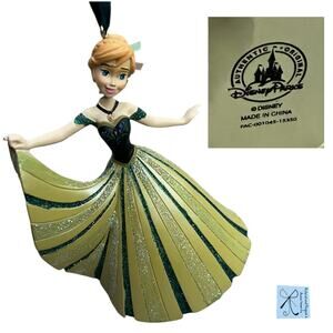 Disney Parks Frozen Anna Glitter Ornament